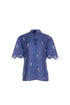 Camisa Lovely Tulip Manga Corta Navy